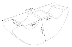 Replacement cover -  Double Rocker 