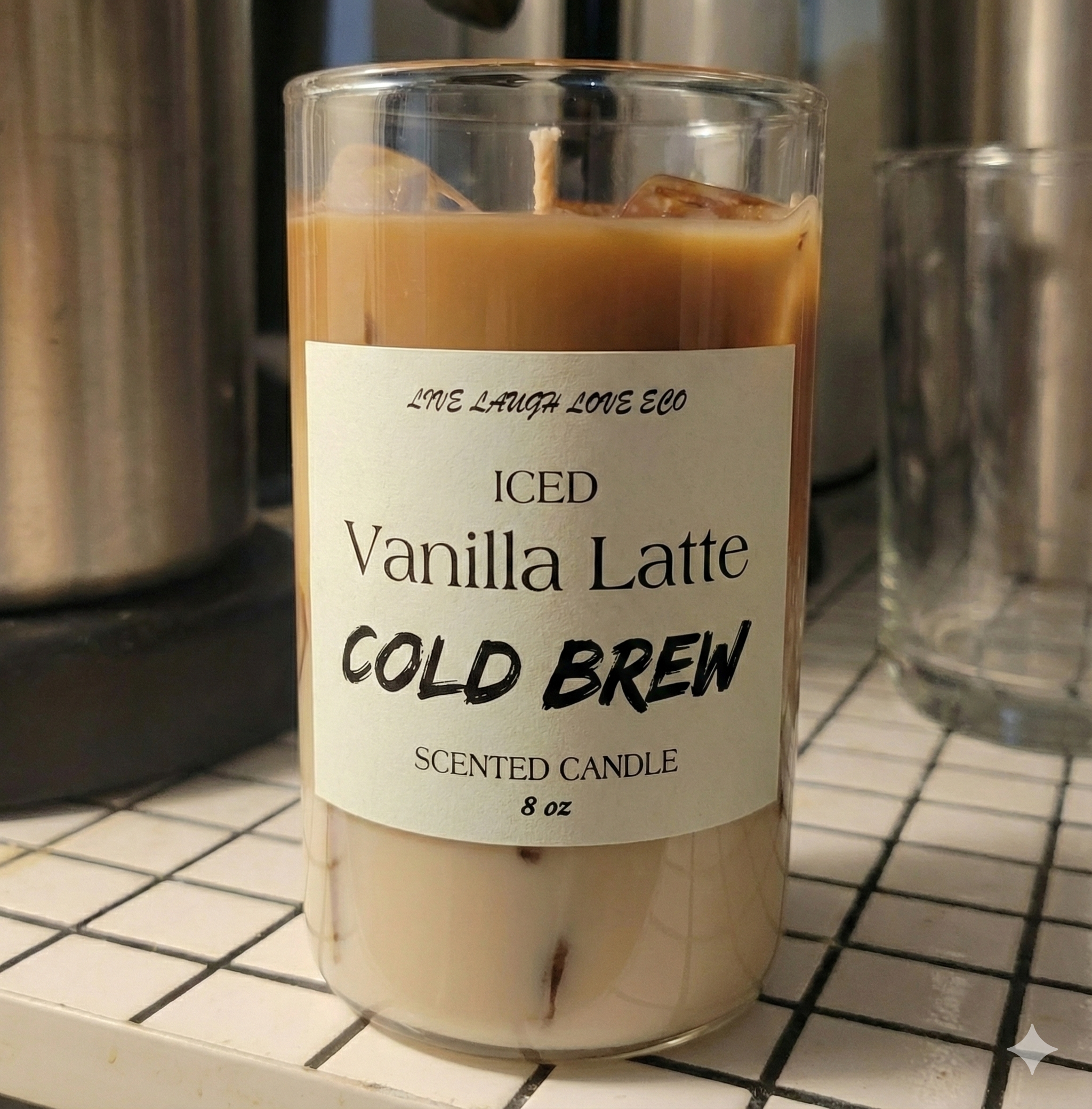 Iced Vanilla Cold Brew Scented Candle