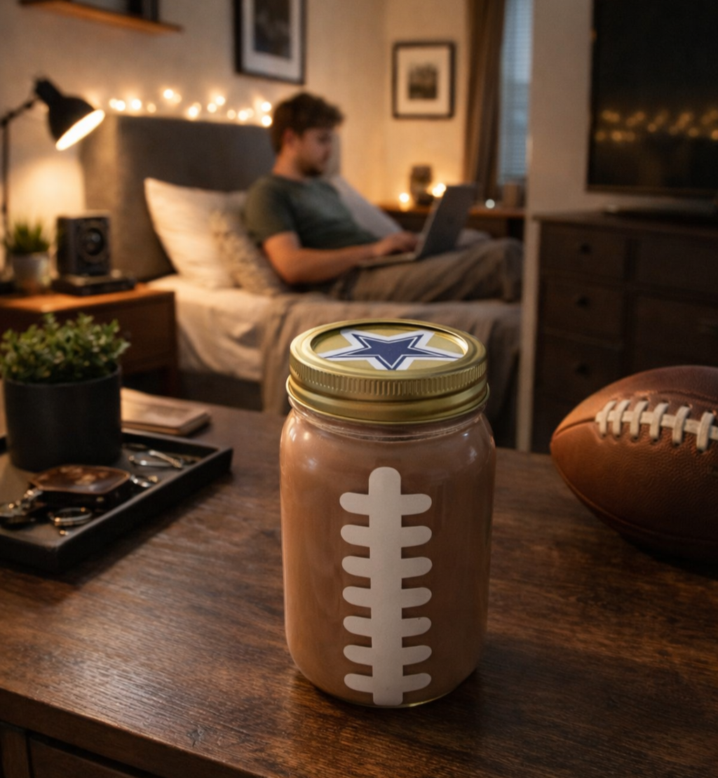 Football Scented Candle