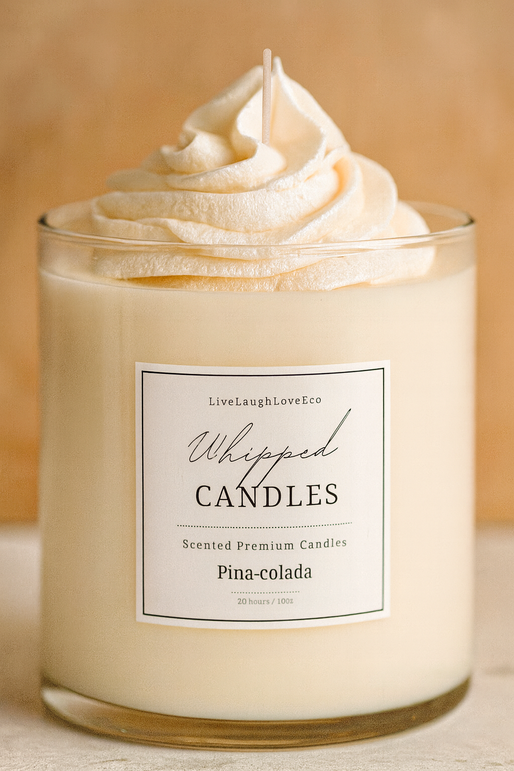  Whipped design Scented Candle