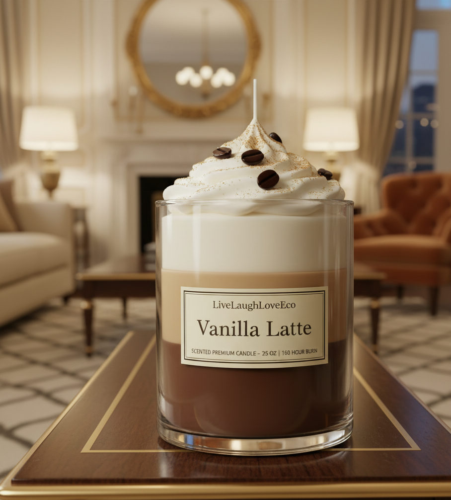 Whipped Scented Candle Vanilla Latte
