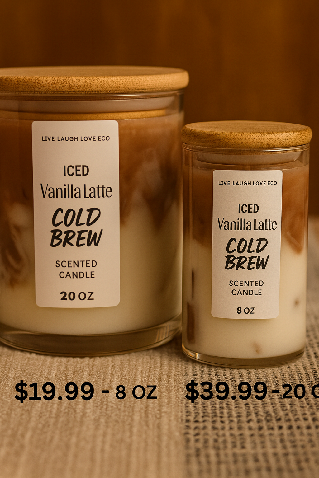 Iced Vanilla Cold Brew Scented Candle
