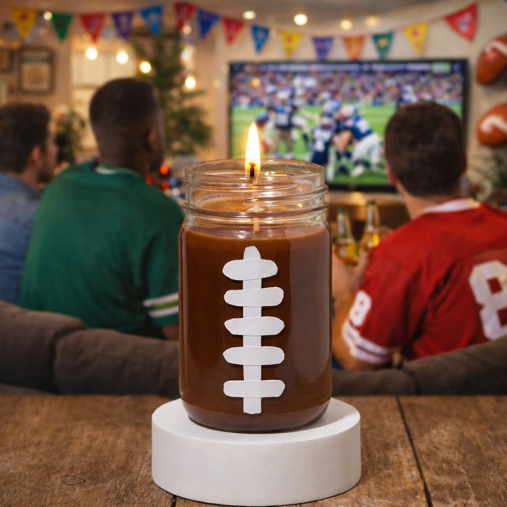 Football Scented Candle