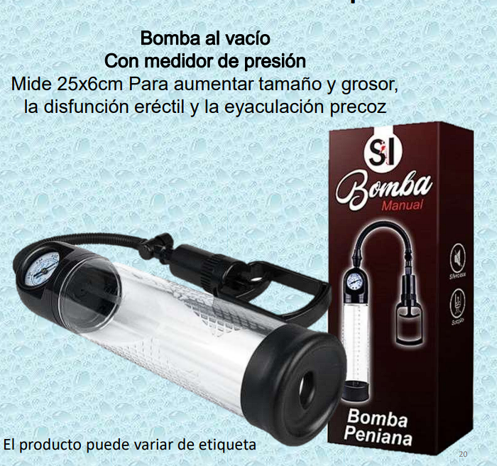 Bomba peniana manual