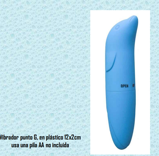 Vibrador punto G en forma de delfín
