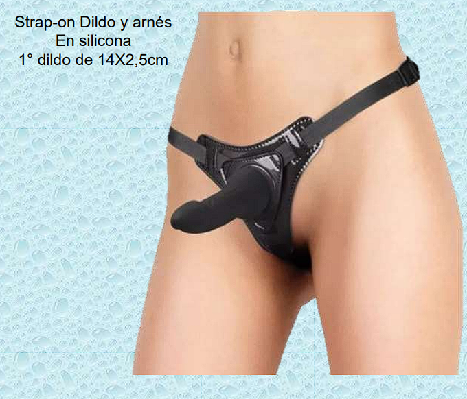 Strap-on con arnés y dildo
