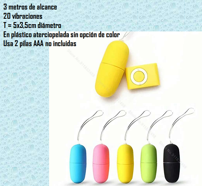 Huevo vibrador inalámbrico