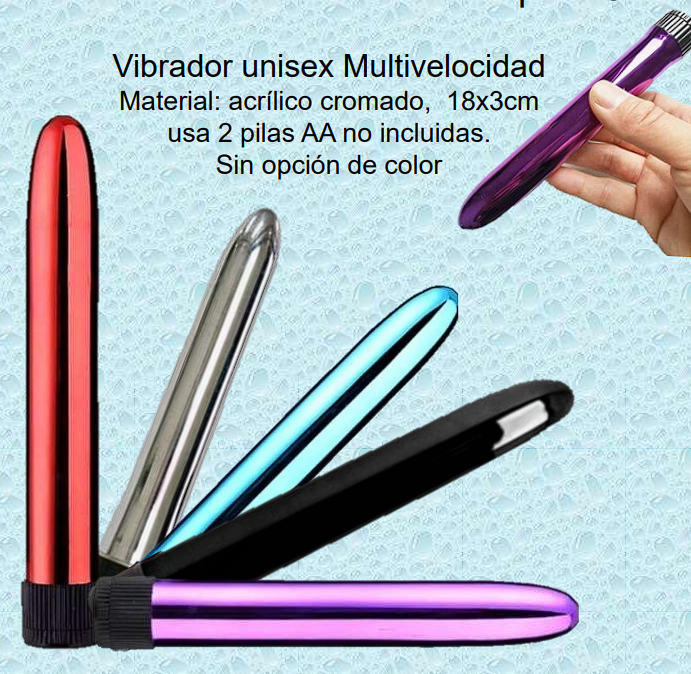 Vibrador unisex multivelocidad