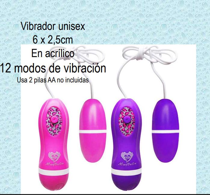 Vibrador unisex de acrílico