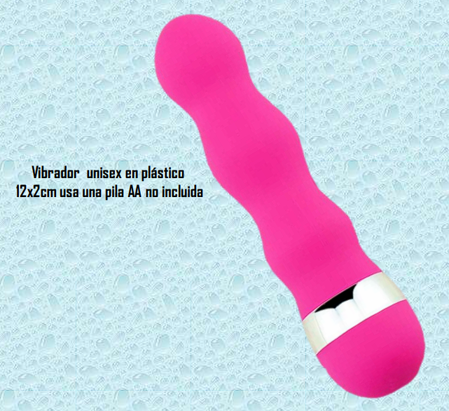 Vibrador unisex de plástico