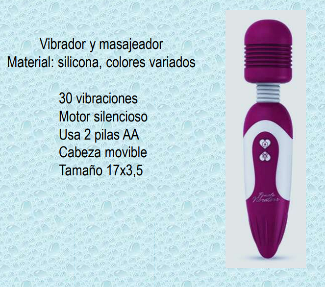 Vibrador y masajeador