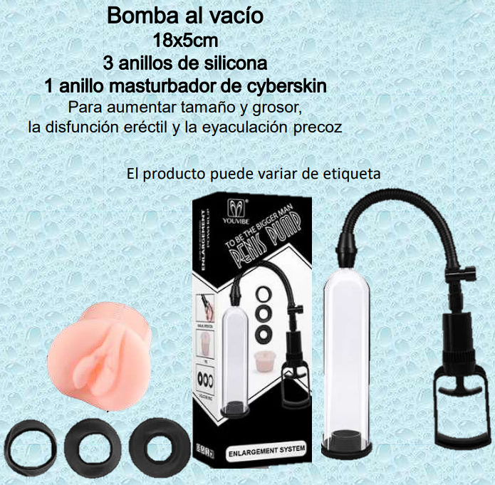 Bomba al vacío para hombre