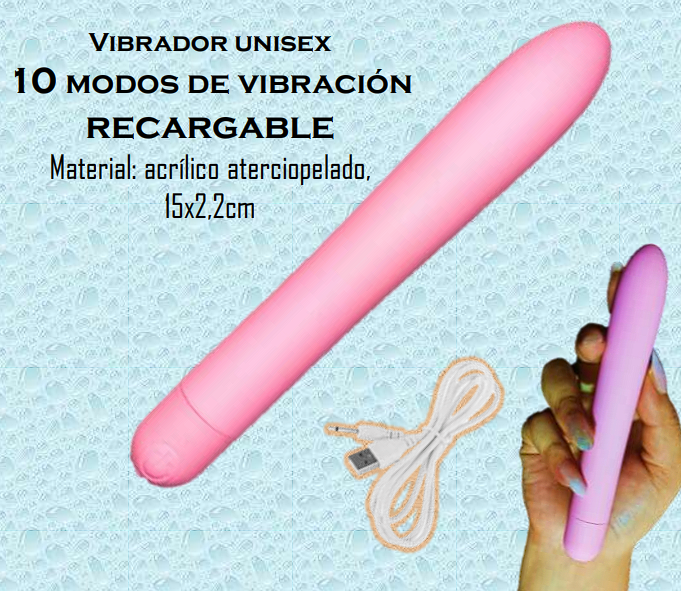 Vibrador unisex recargable