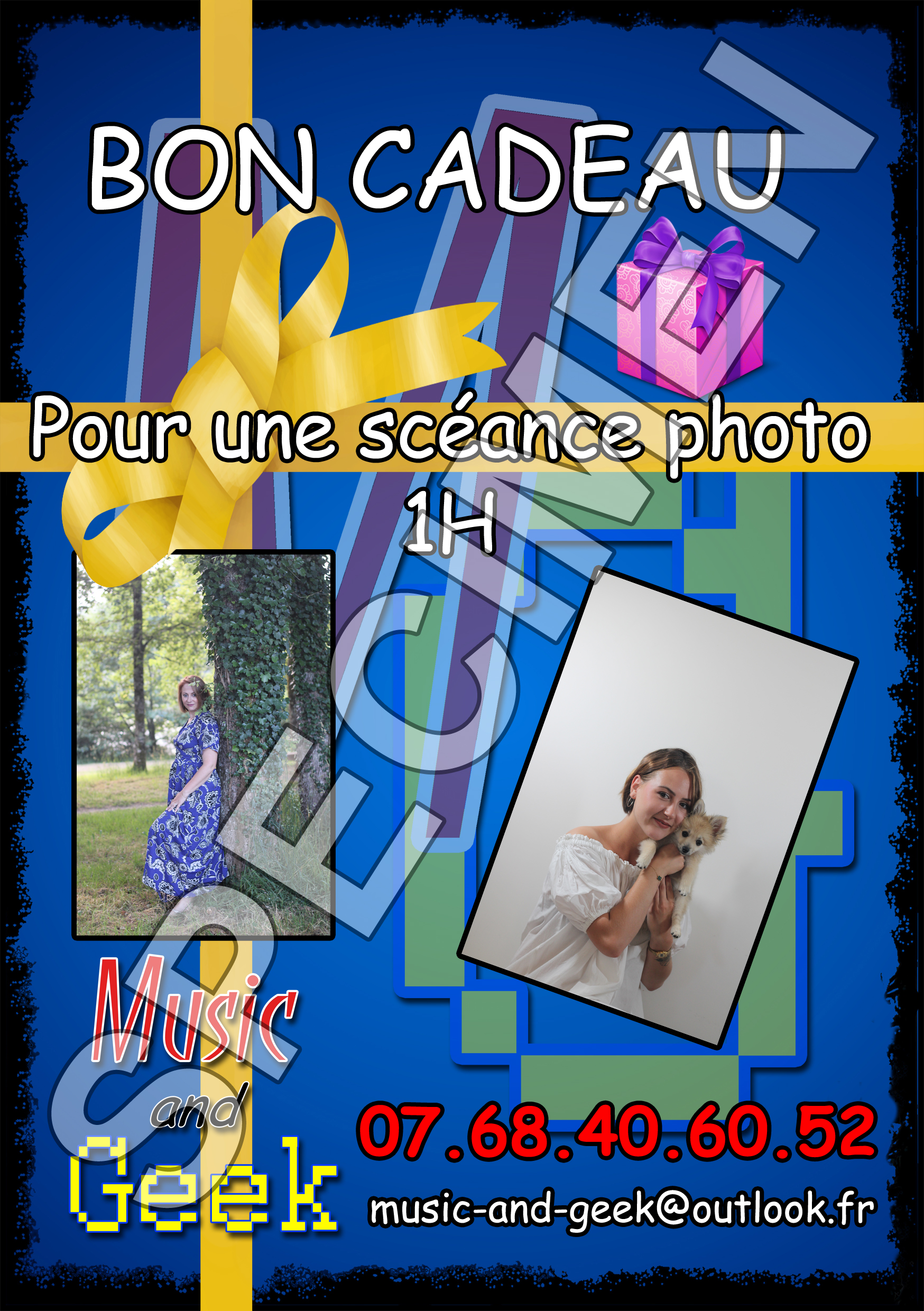 Bon cadeau séance photo