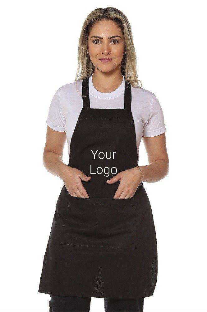 Customizable Black Apron
