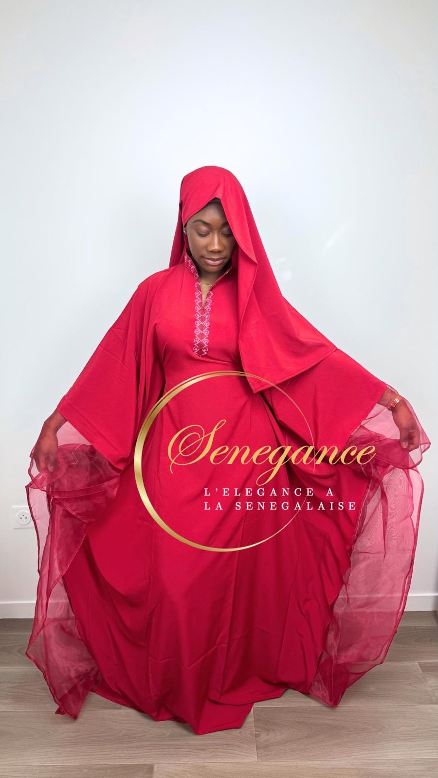 Abaya noire élégante