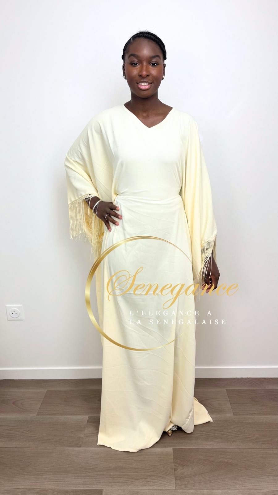 Robe traditionnelle jaune