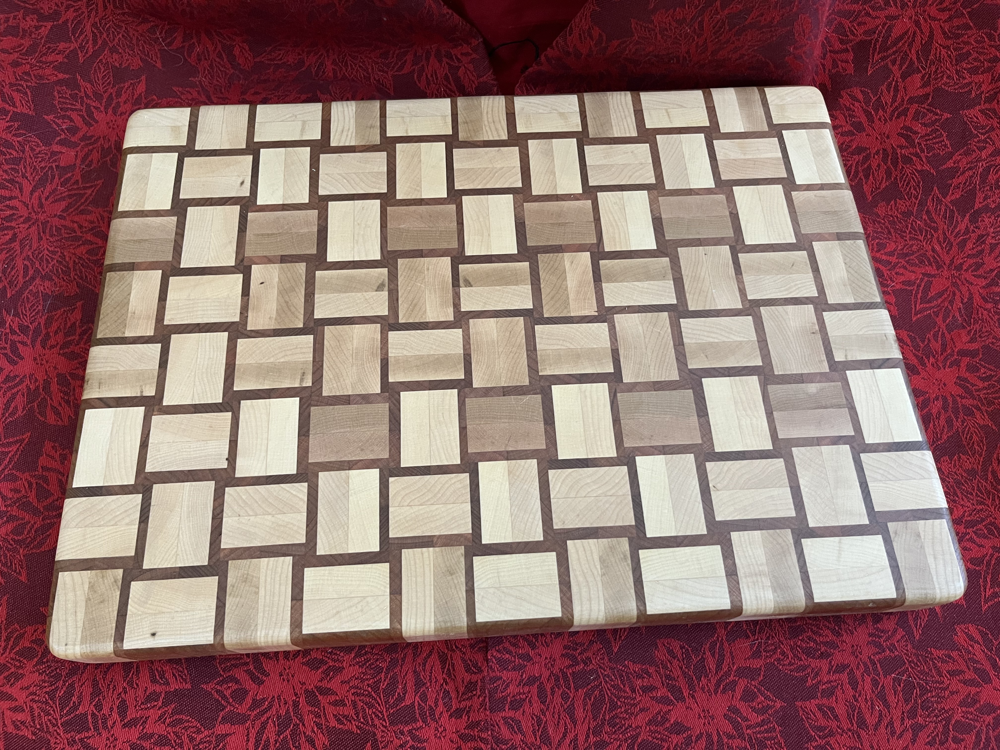 Large Endgrain Basketweave Cutting Board