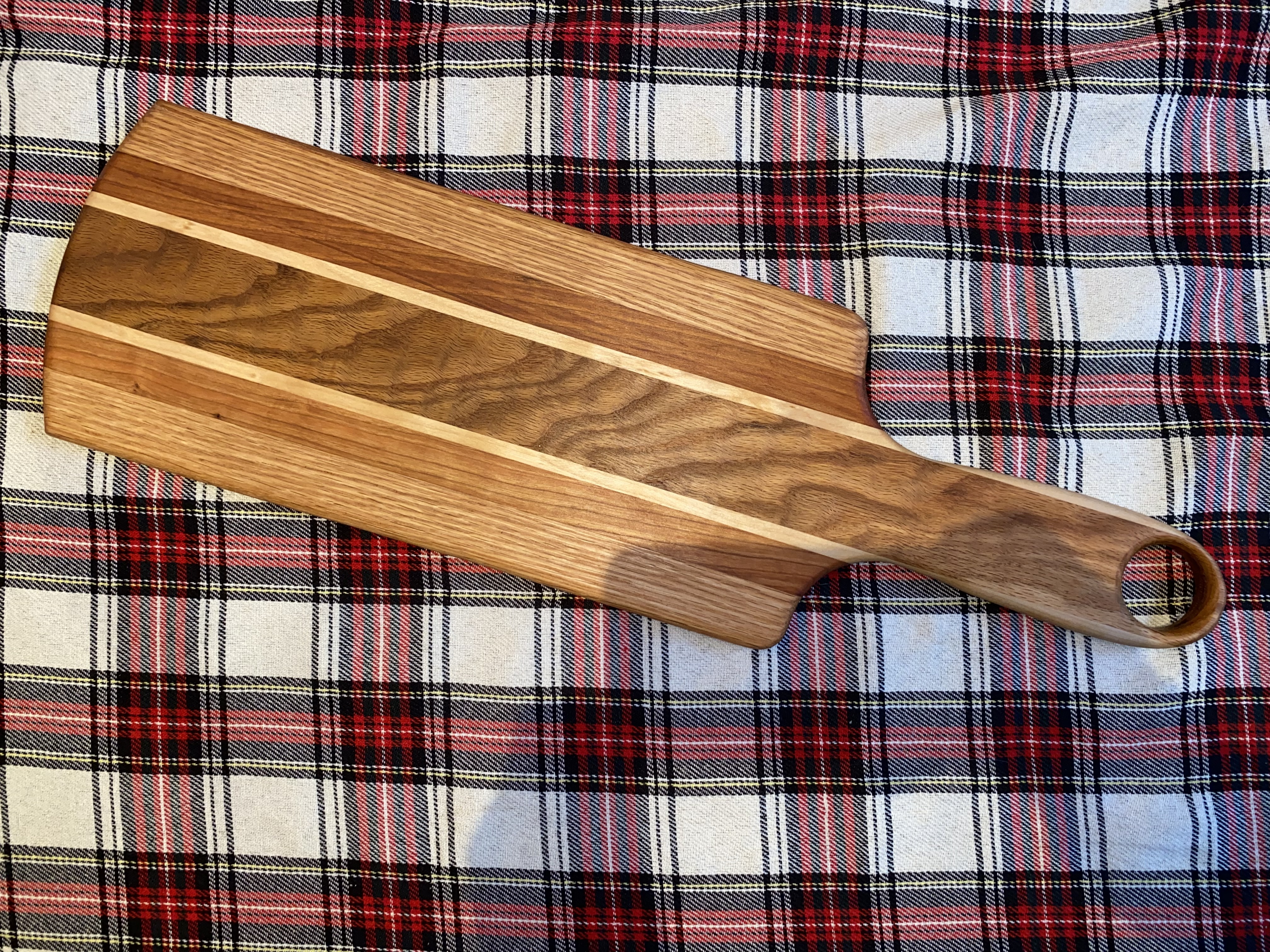 Figured Oak Serving Board