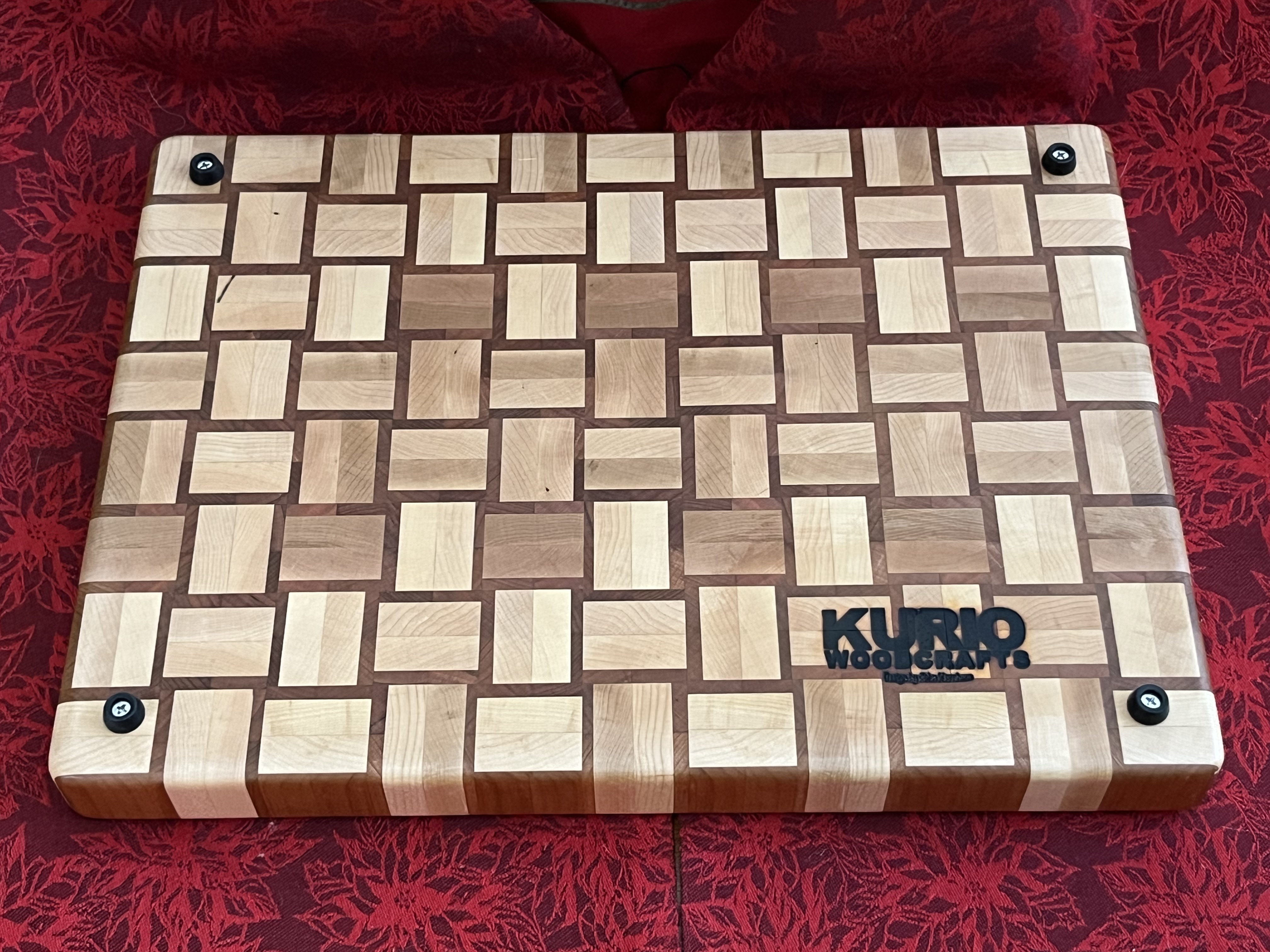 Large Endgrain Basketweave Cutting Board