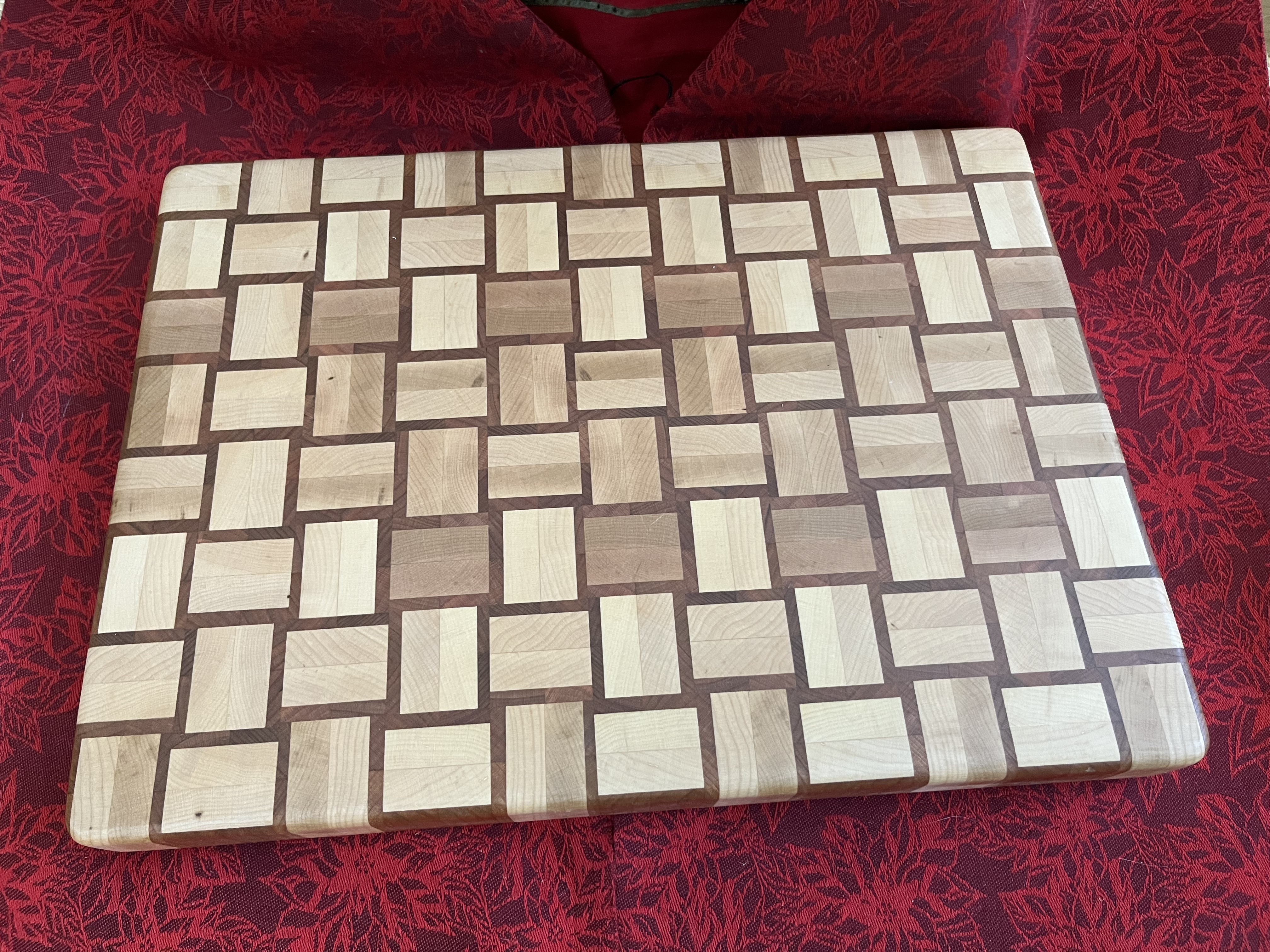 Large Endgrain Basketweave Cutting Board