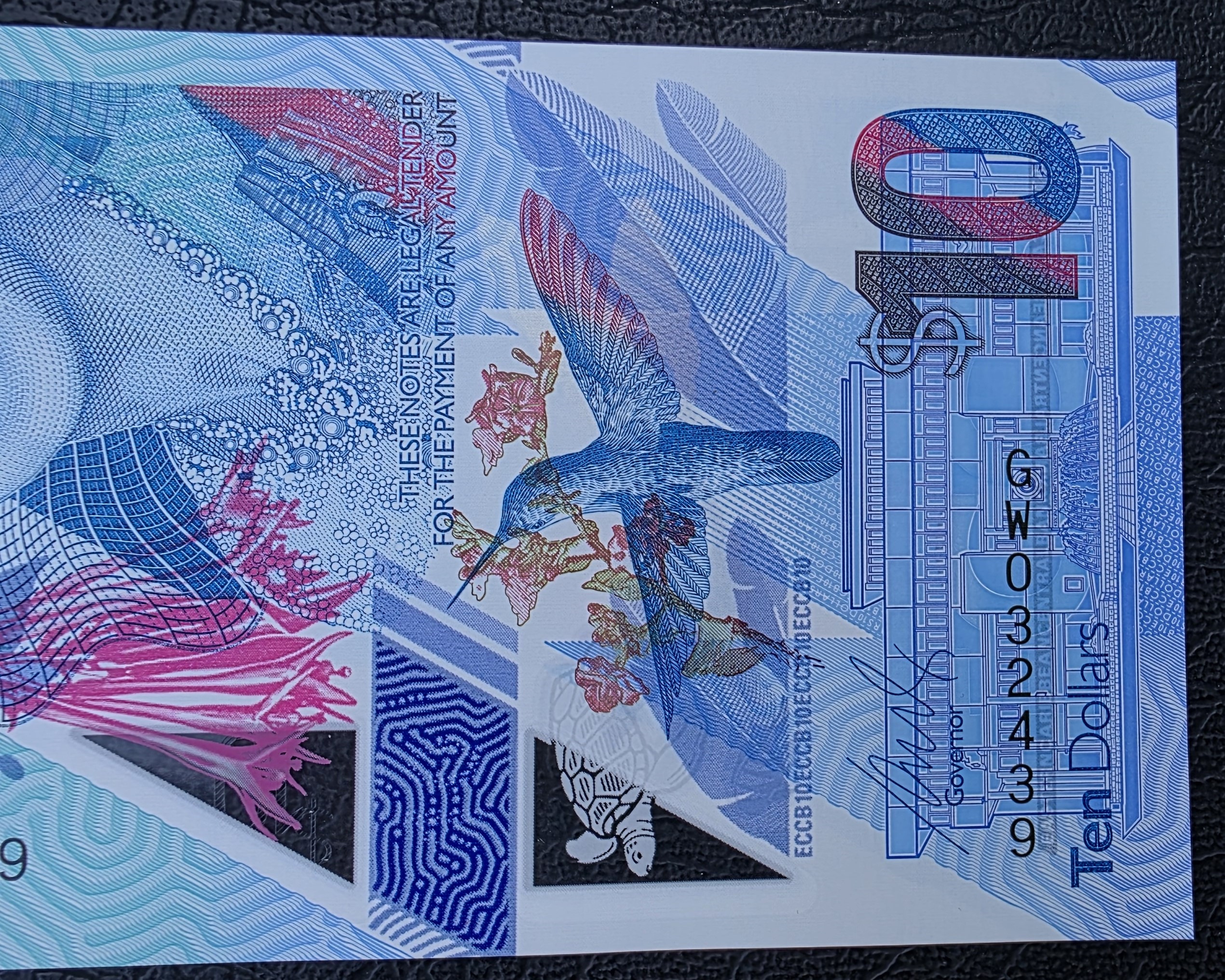 Eastern Caribbean States – 10 Dollars Polymer ND (P-57) - UNC