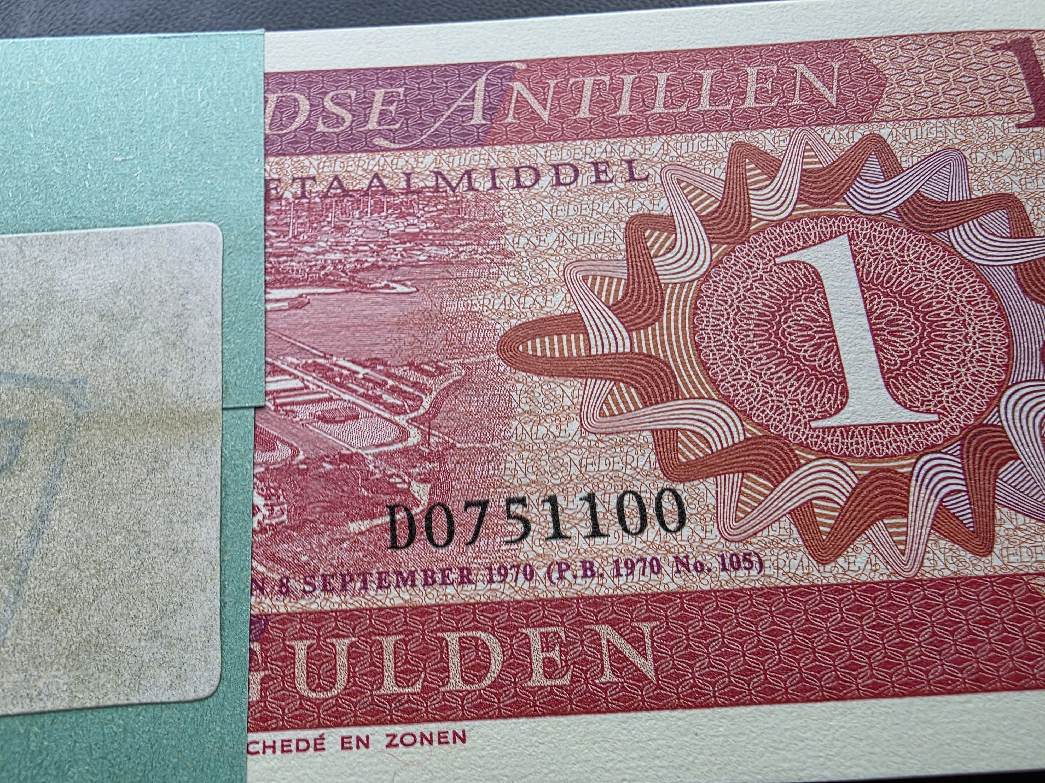  Netherlands Antilles – 1 Gulden 1970 - 100 pcs (Bundle)