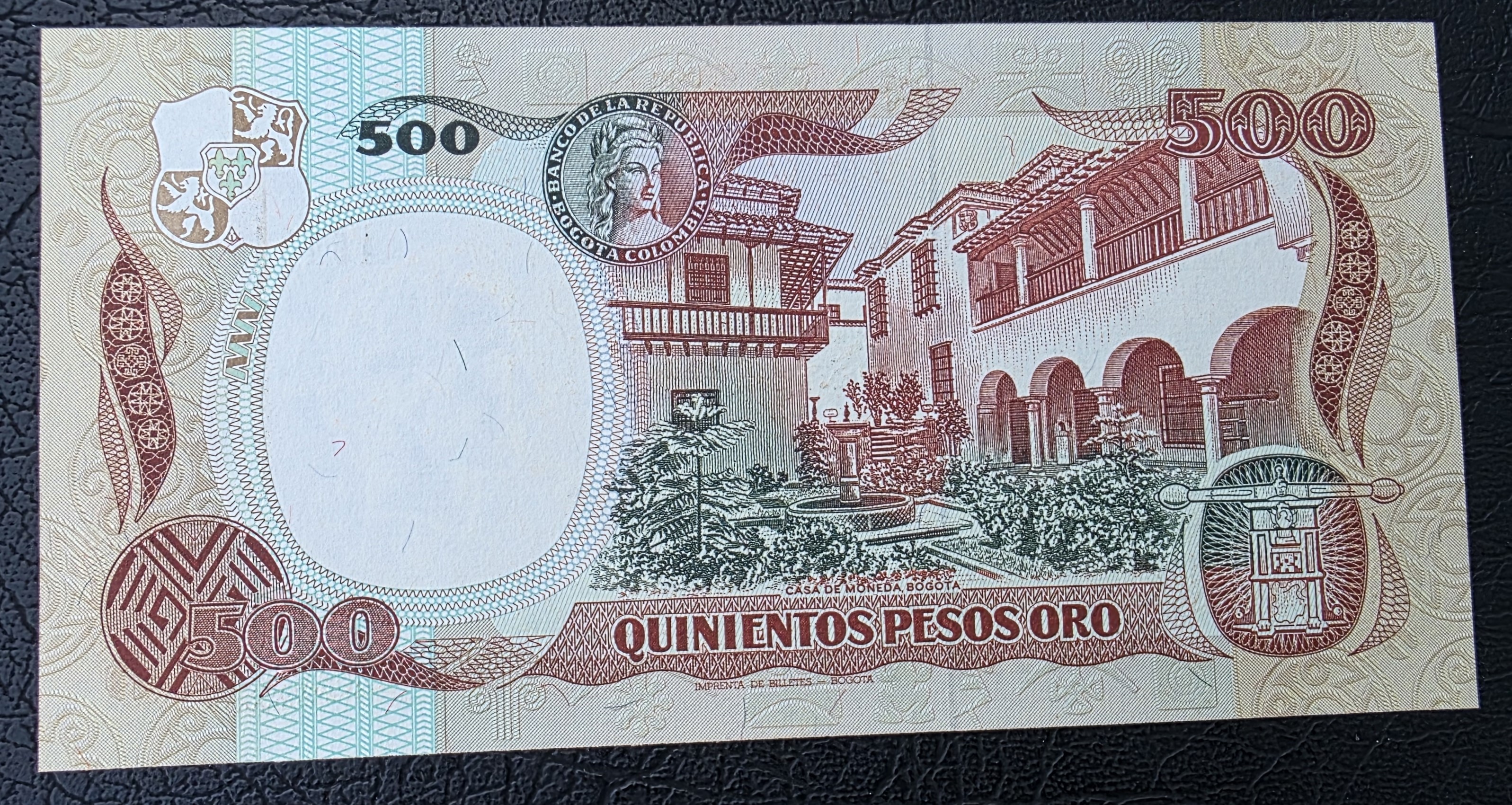 Colombia – 500 Pesos Oro 1987 (P-431) - UNC.