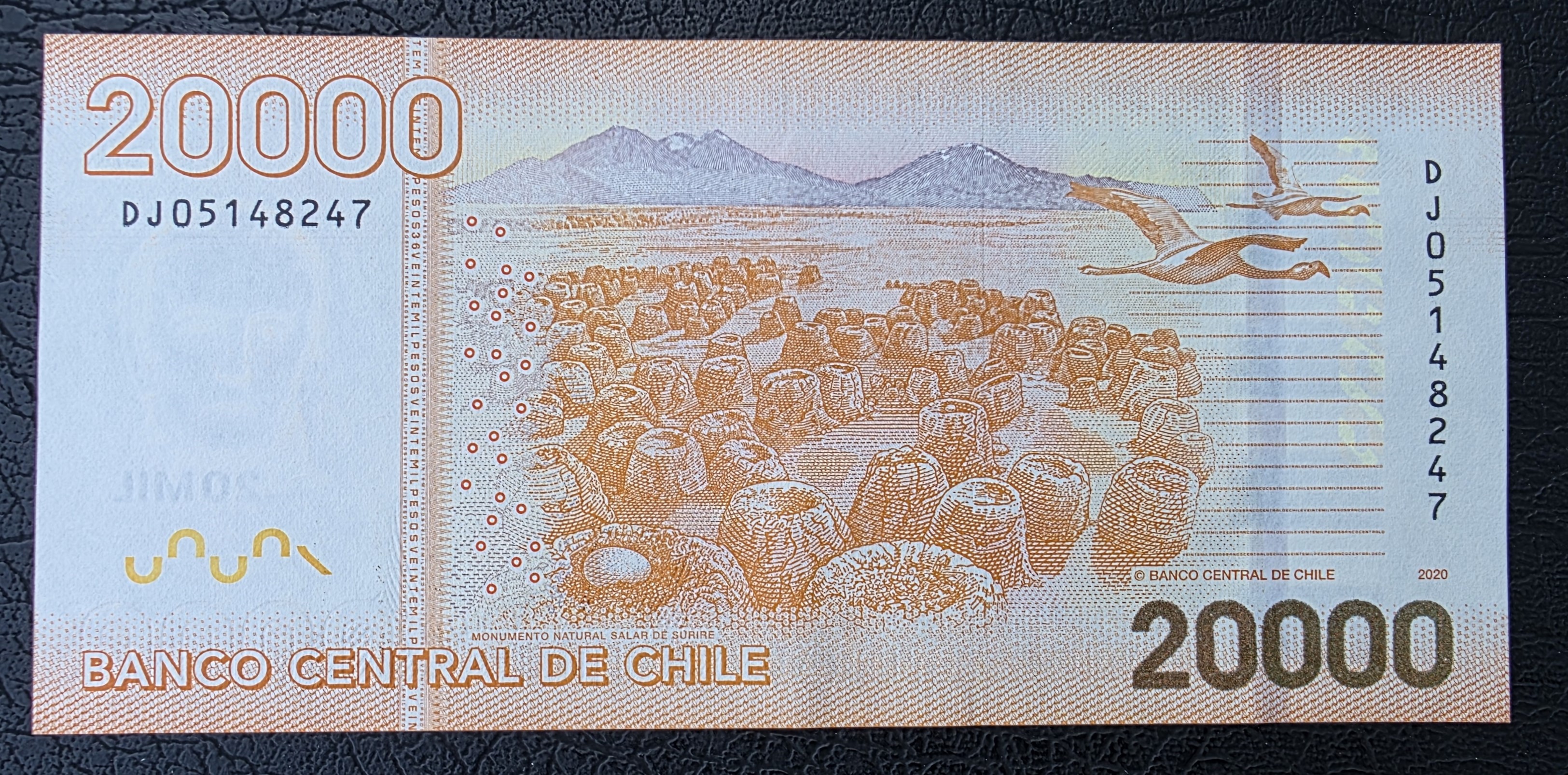 Chile – 20,000 Pesos 2020 (P-165k)