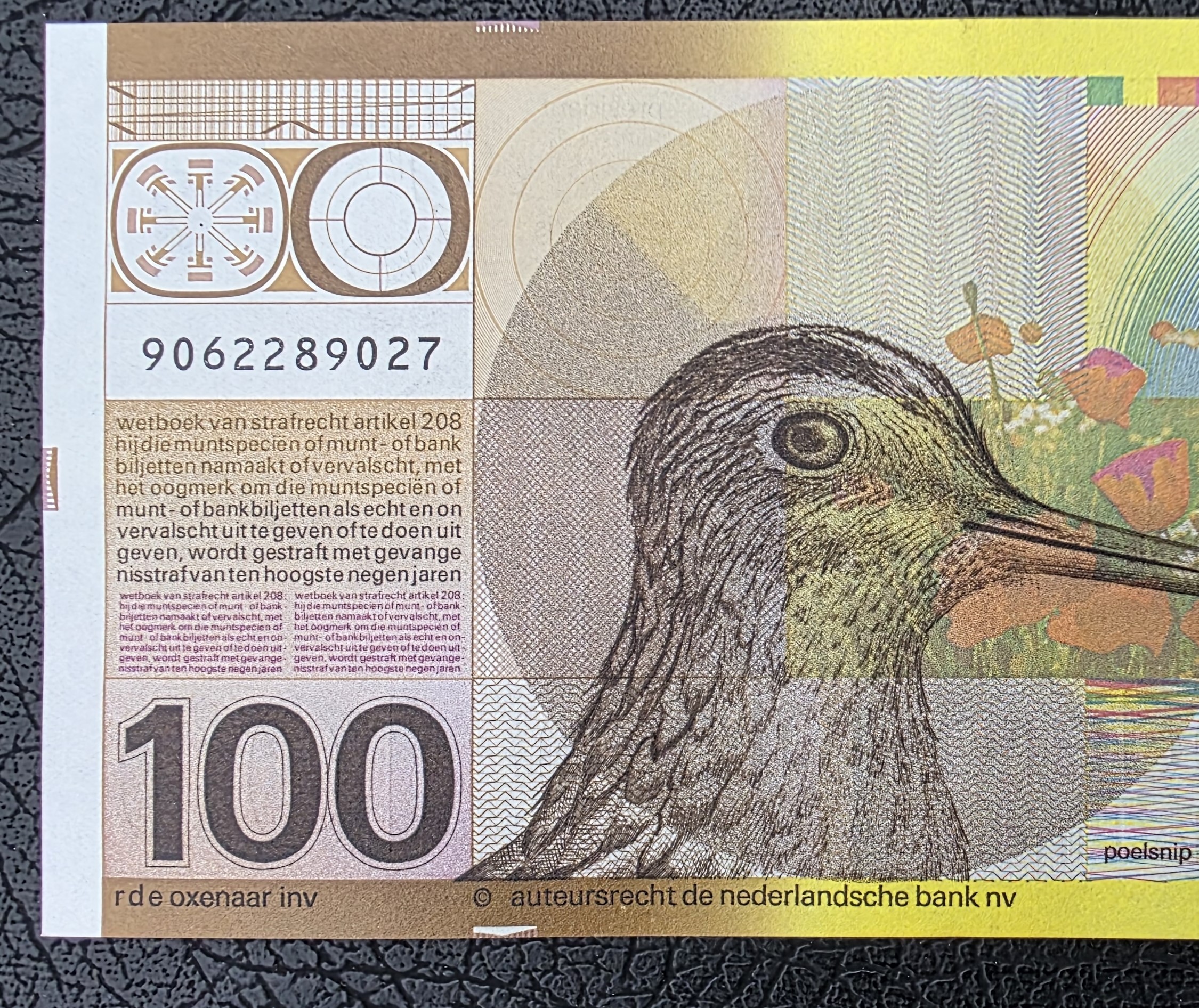 Netherlands – 100 Gulden – Pick P97 – 1977 - UNC