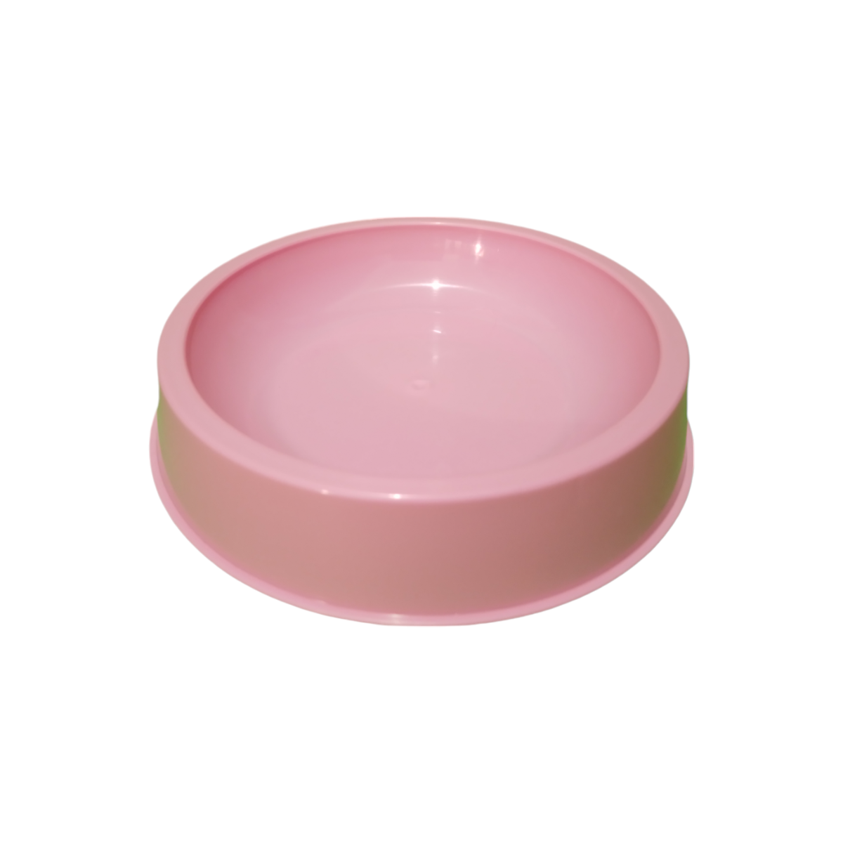 Comedero De Plástico Rosa - 14 X 14 Cm