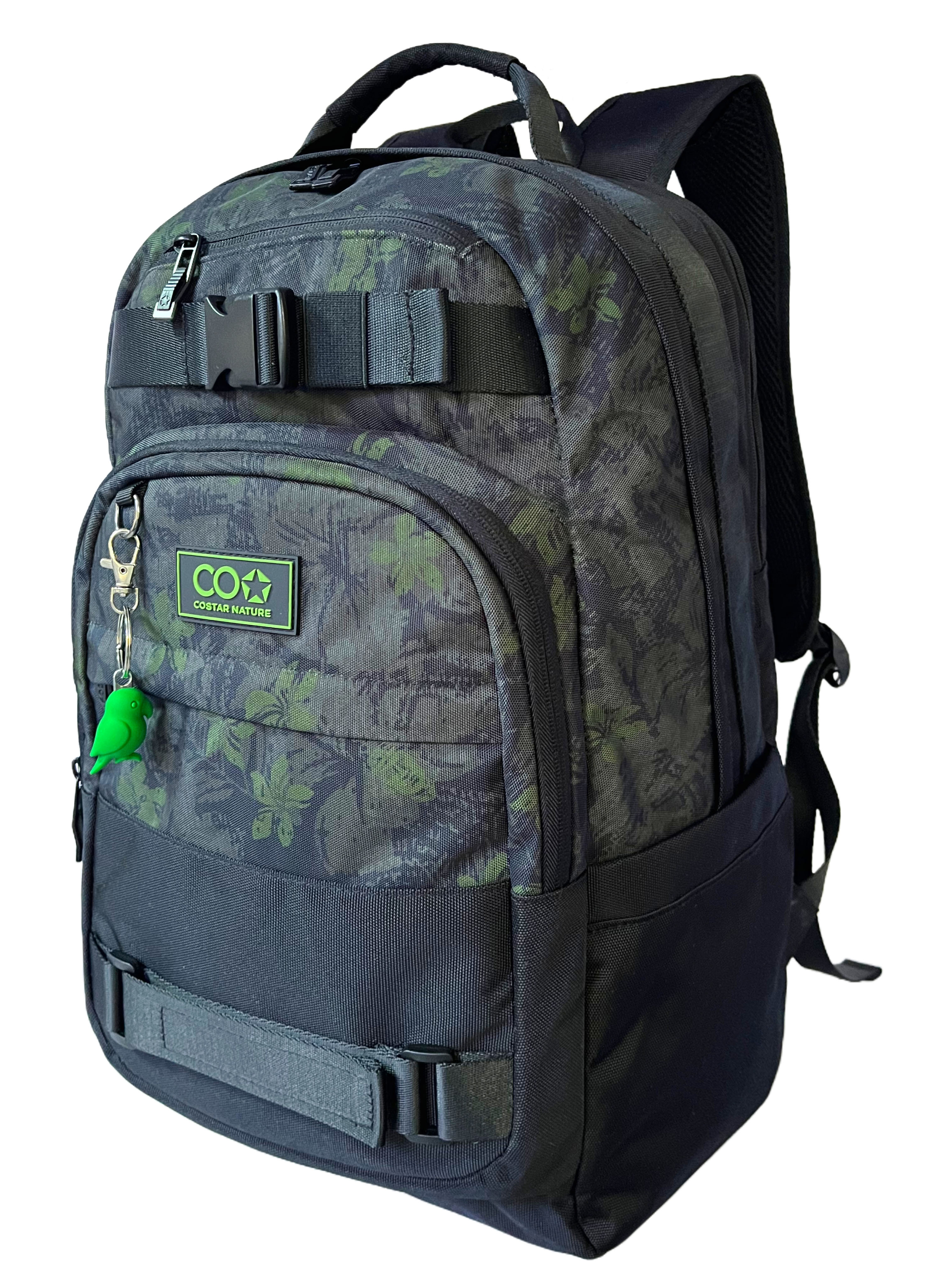 Backpack CO2 - Moss Green Leaves