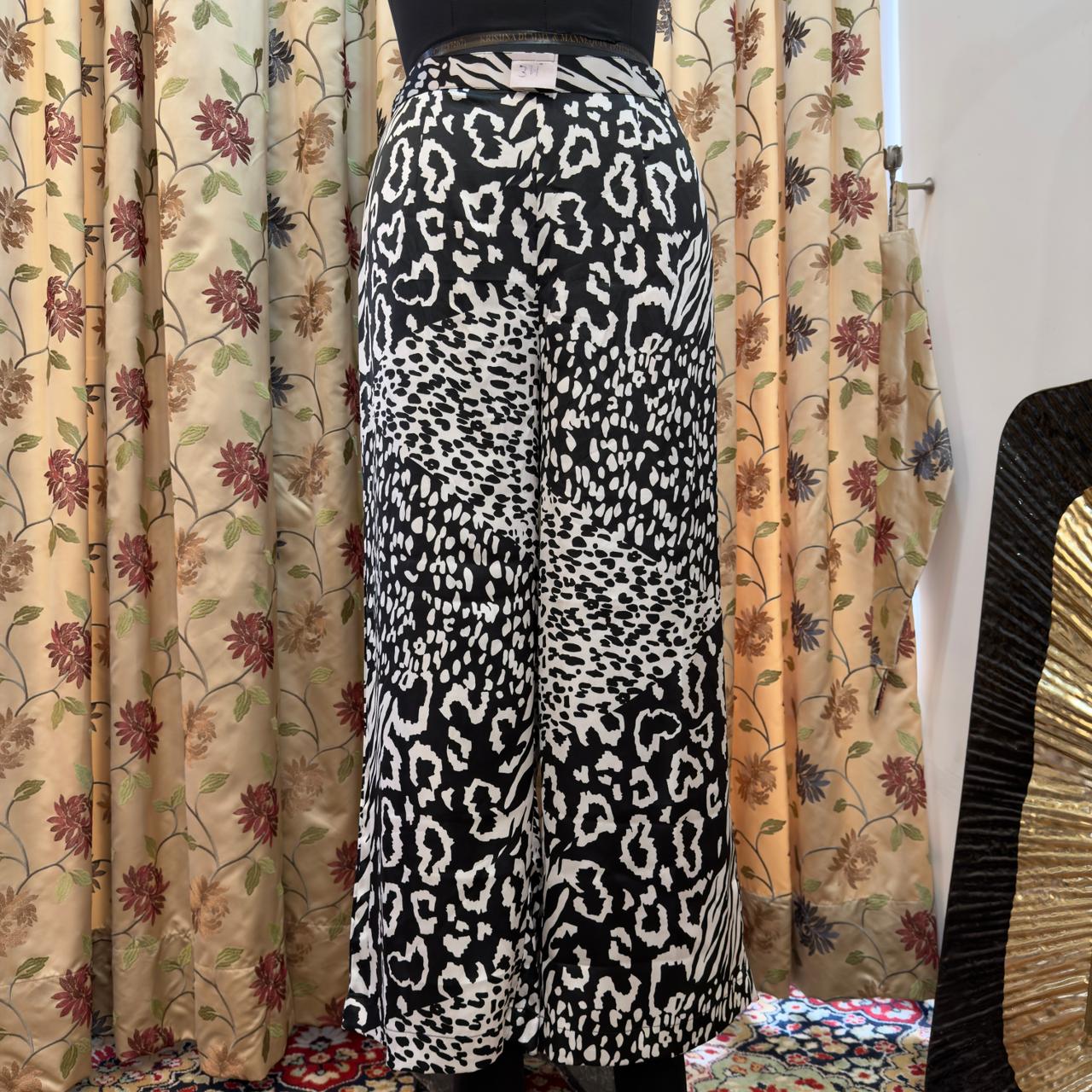 Prined Satin silk set