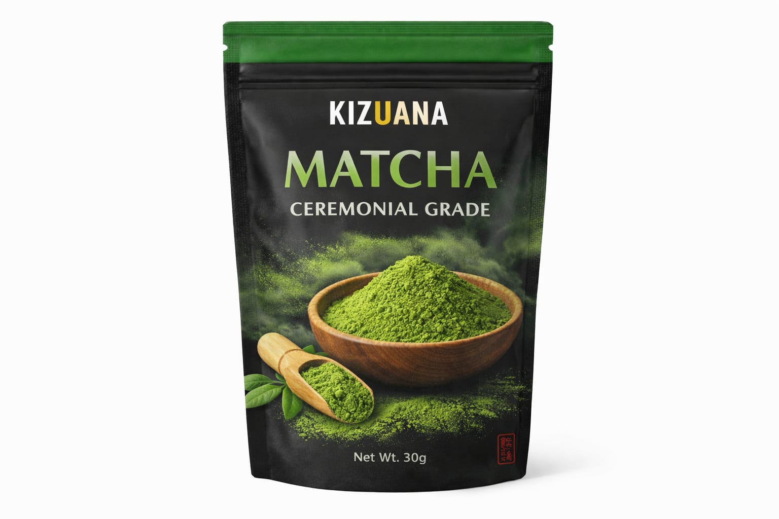 Kizuana Matcha Ceremonial Grade (30g) -10 Serve 