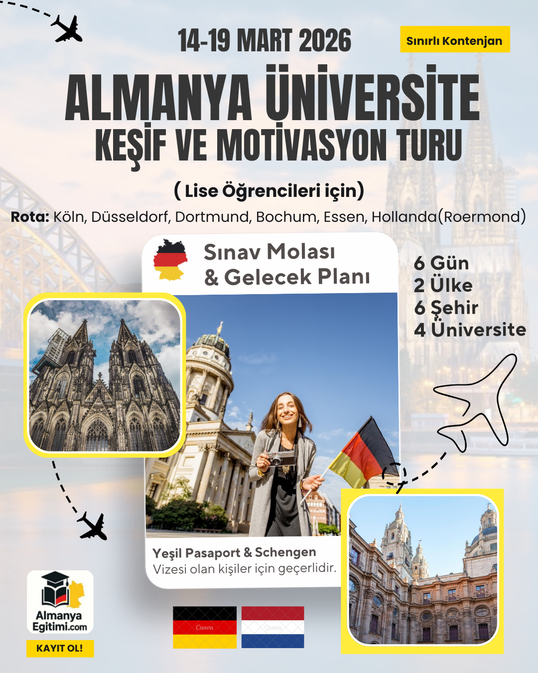 Almanya Üniversite Keşif ve Motivasyon Turu