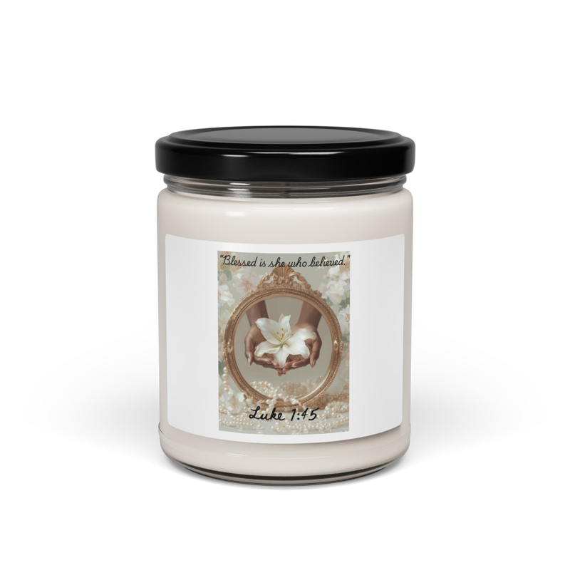 Scented soy candle