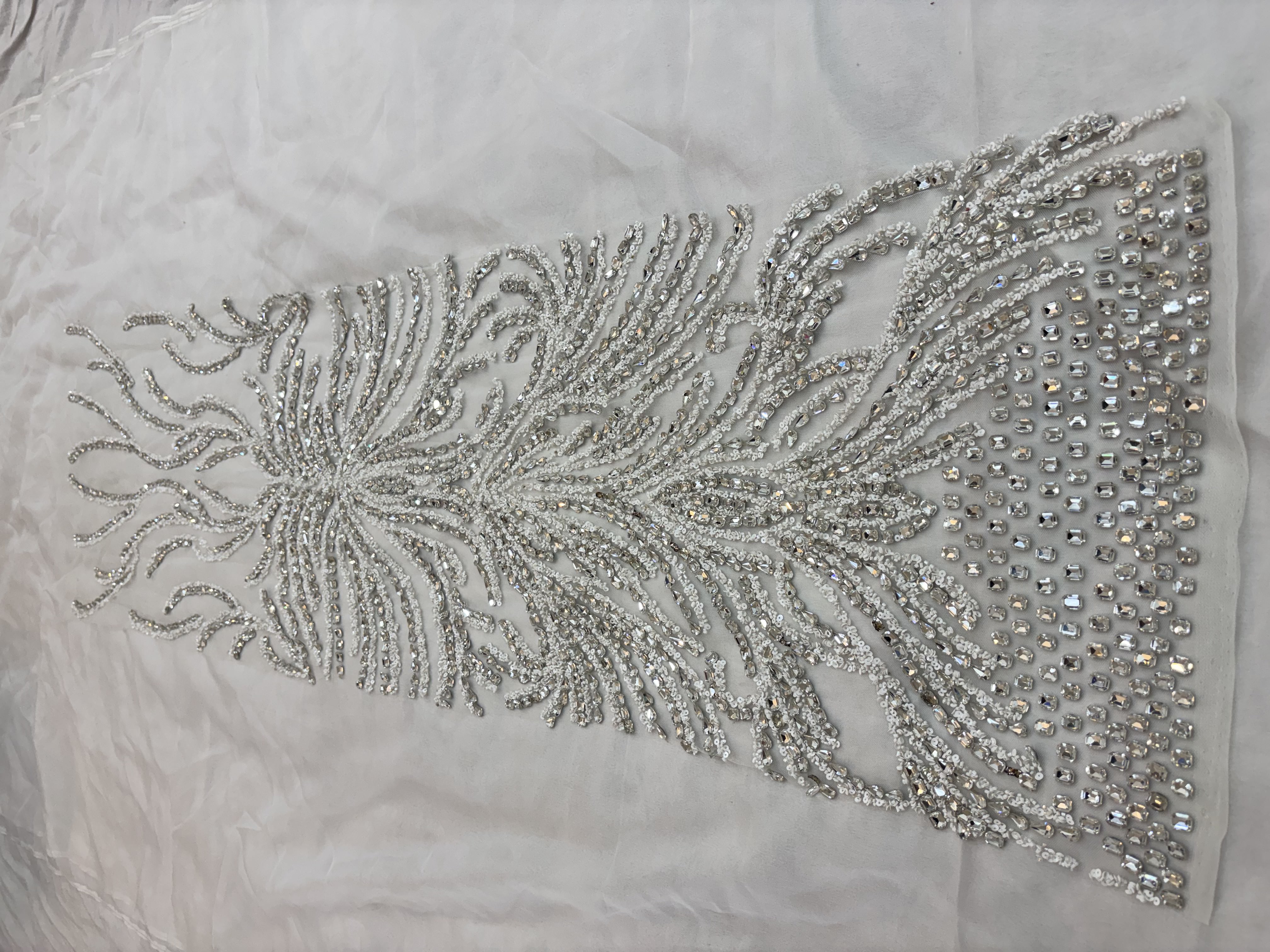 Crystal Beaded Applique