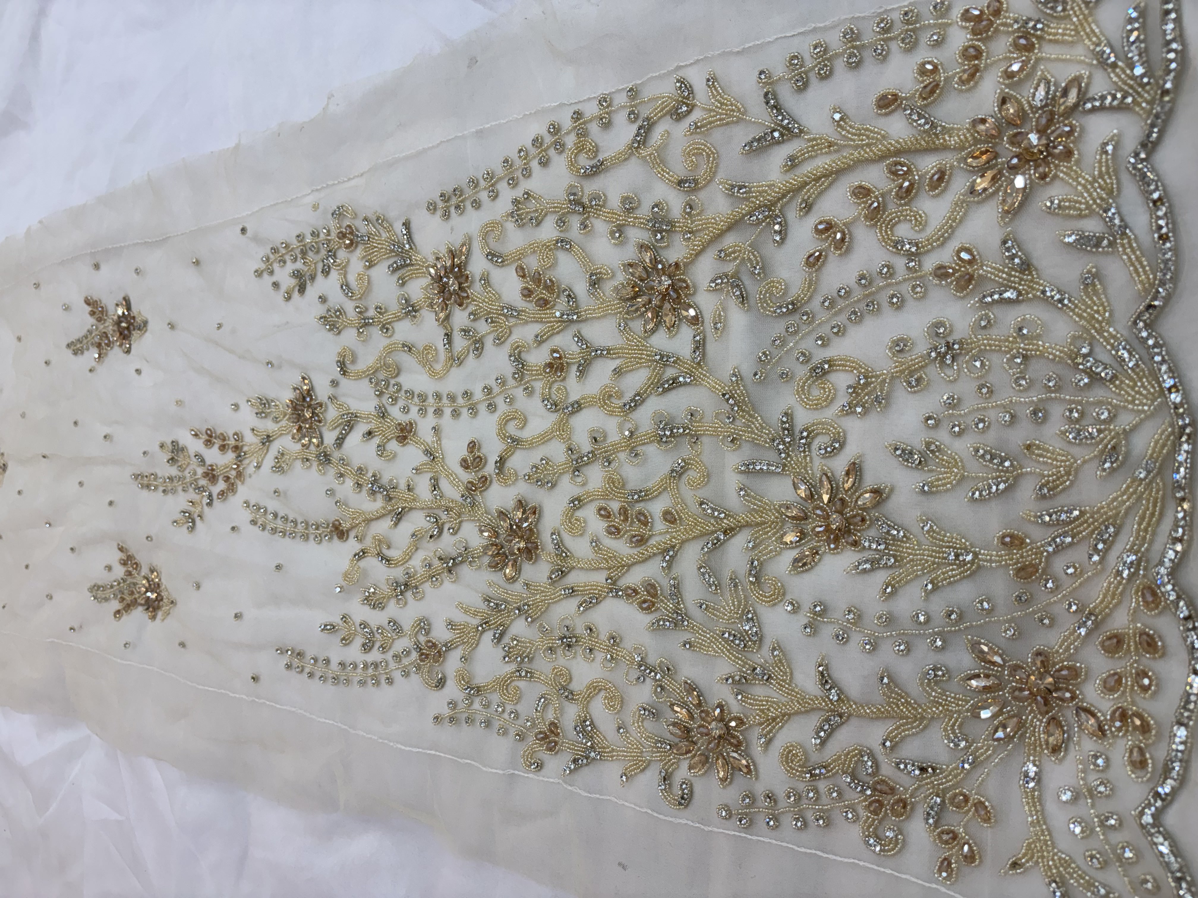 Embroidered Bridal Veil