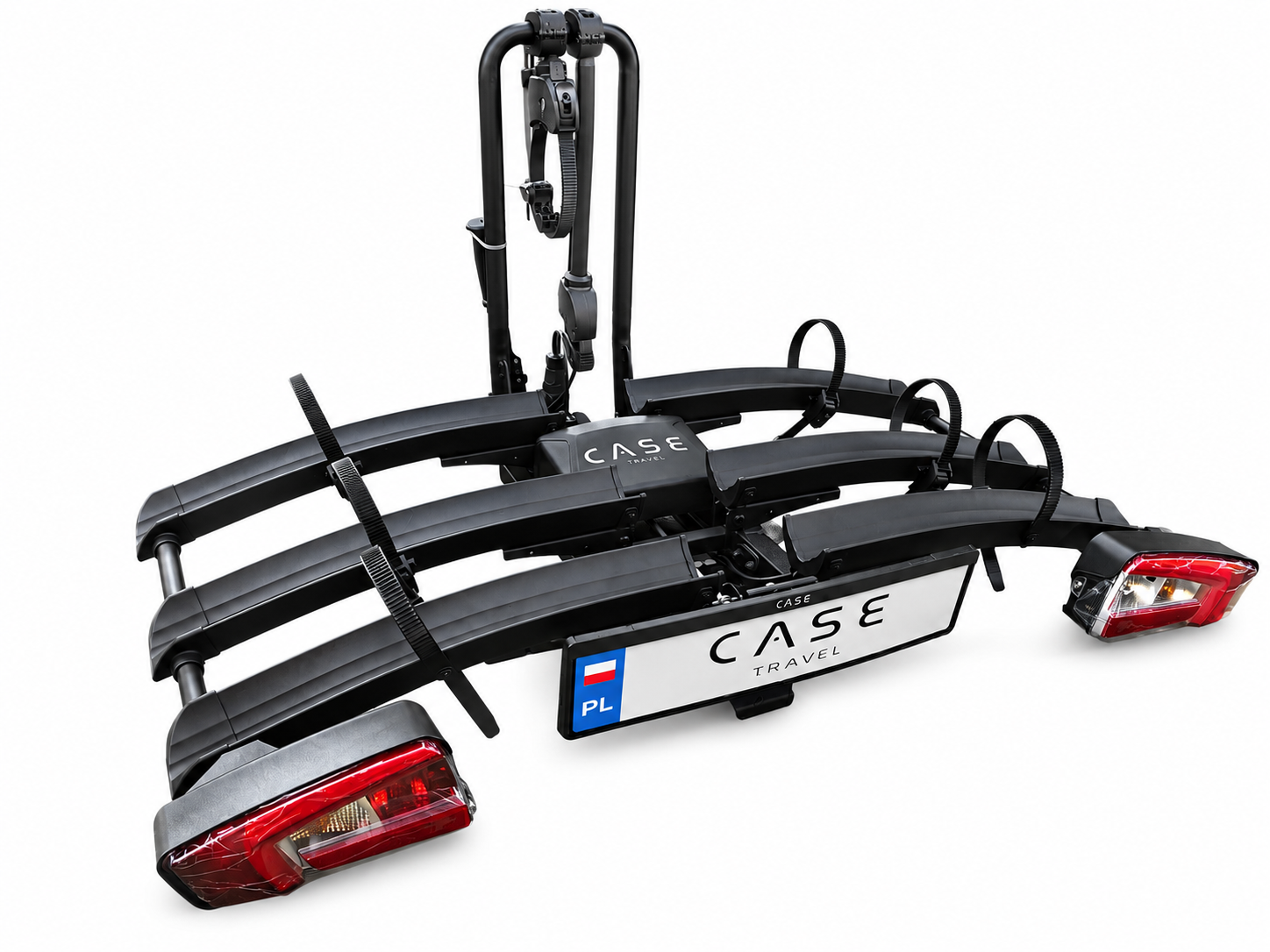 Bagażnik Rowerowy Na Hak Case Travel Campo 3 RAMPA GRATIS 3 Rowery 60 kg