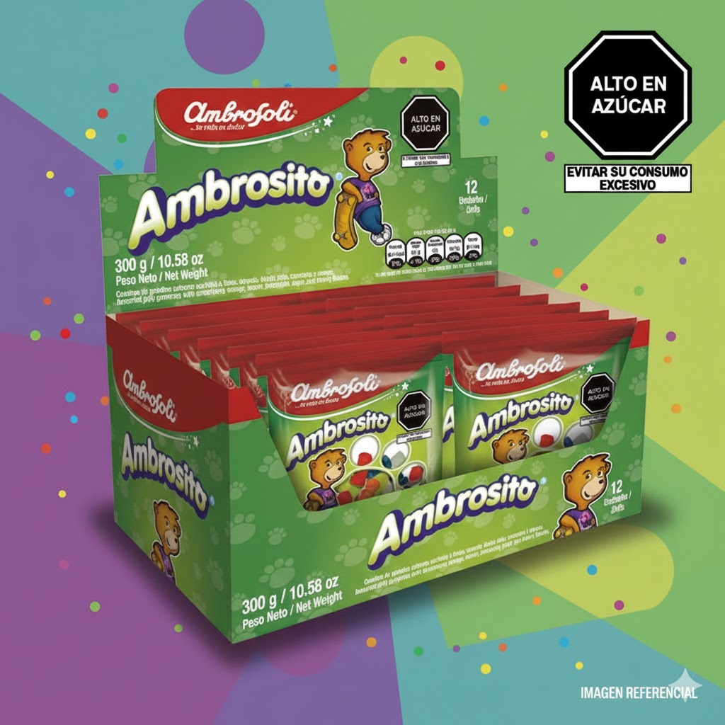 Gomitas ambrosito x 25 gr. Caja de 12 unidades