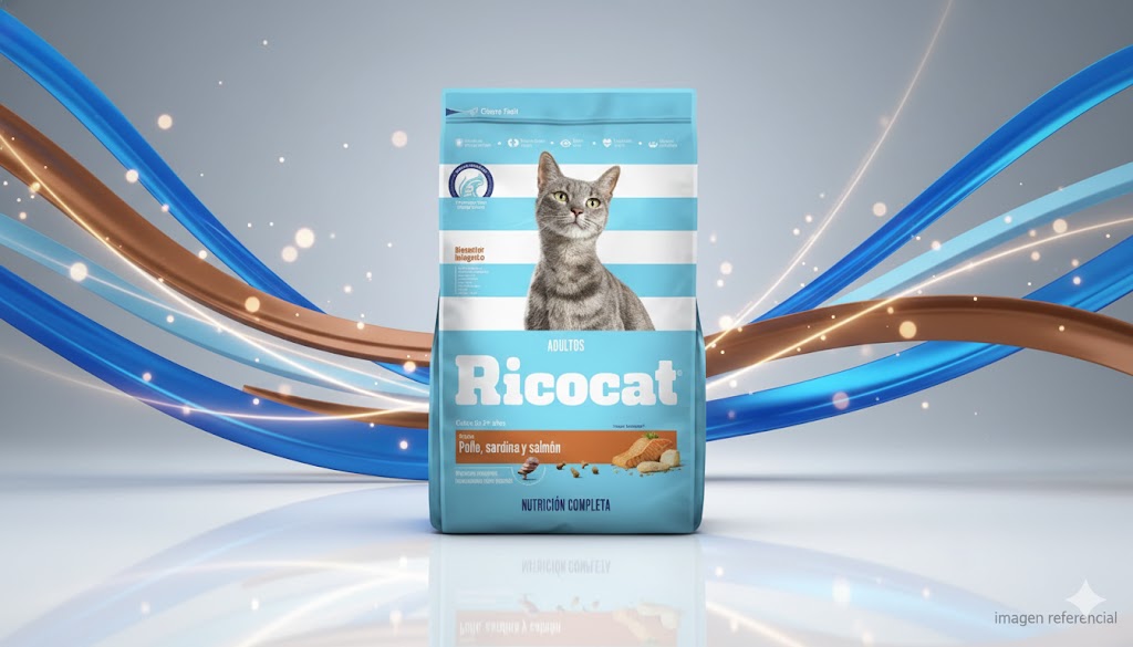 Ricocat adulto sabor pollo sardina y salmon x 1 kilo