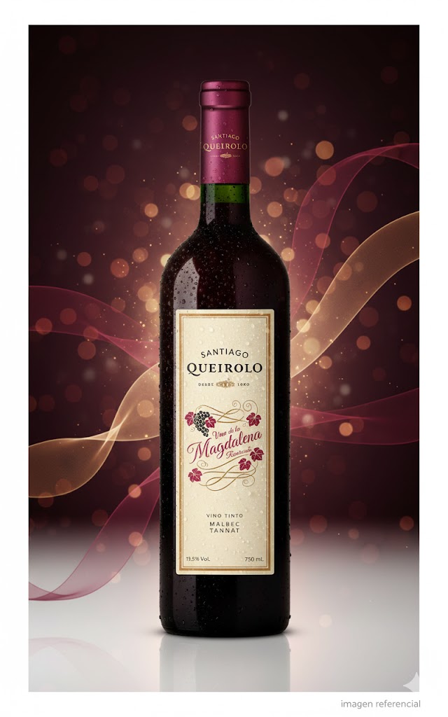 Vino Santiago Queirolo Magdalena x 750ml.