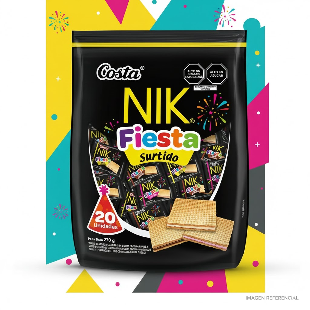 Nik fiesta x 20 unid.