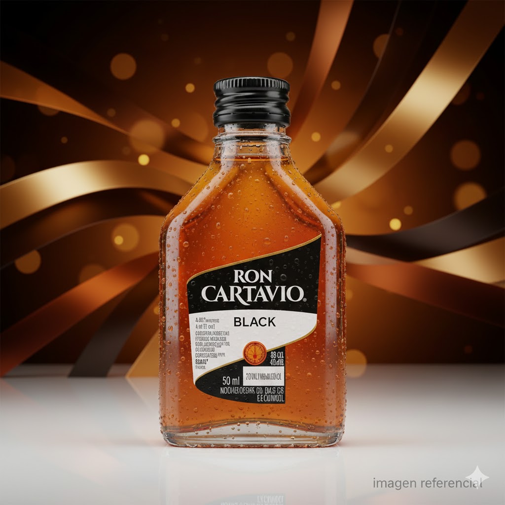 Ron Cartavio black 125 ML.