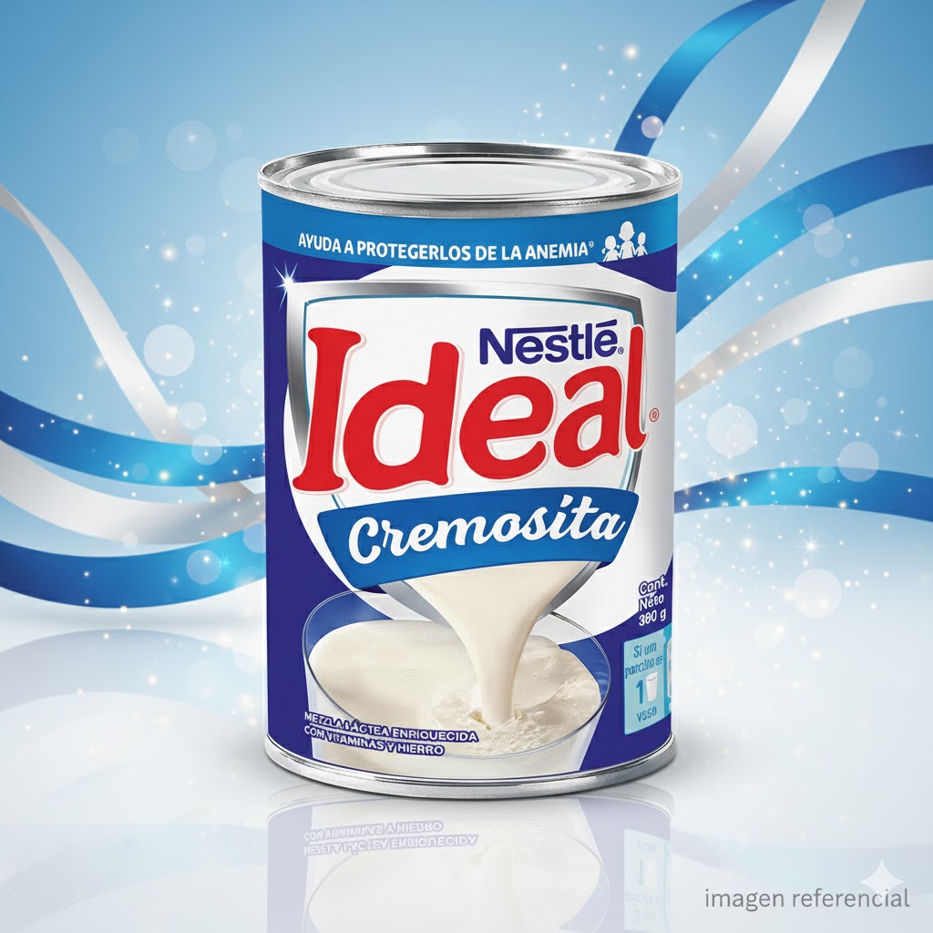 Leche ideal cremosita tarro 390 ml.