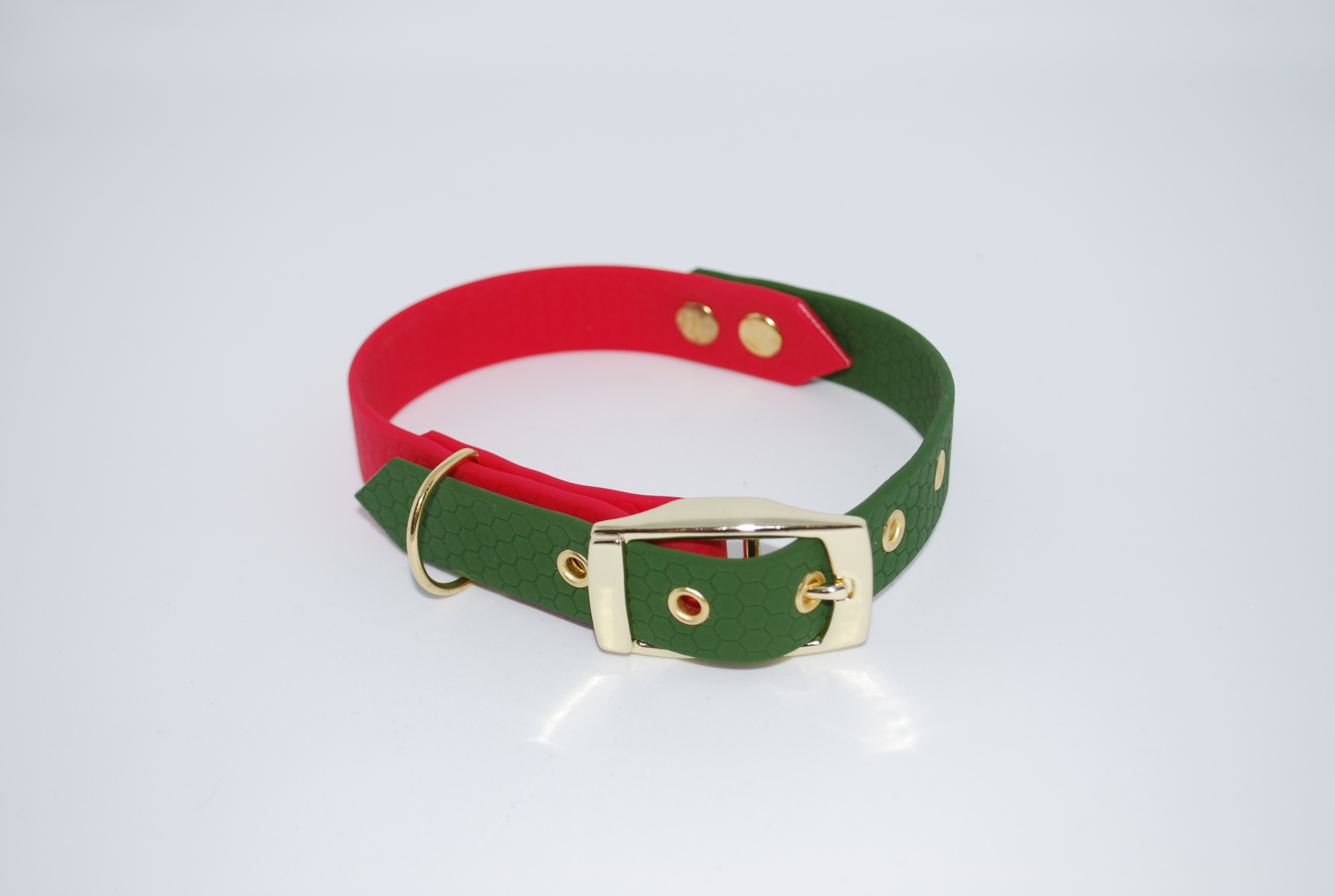 ,,Pink olive green'' hexa augintinio antkaklis