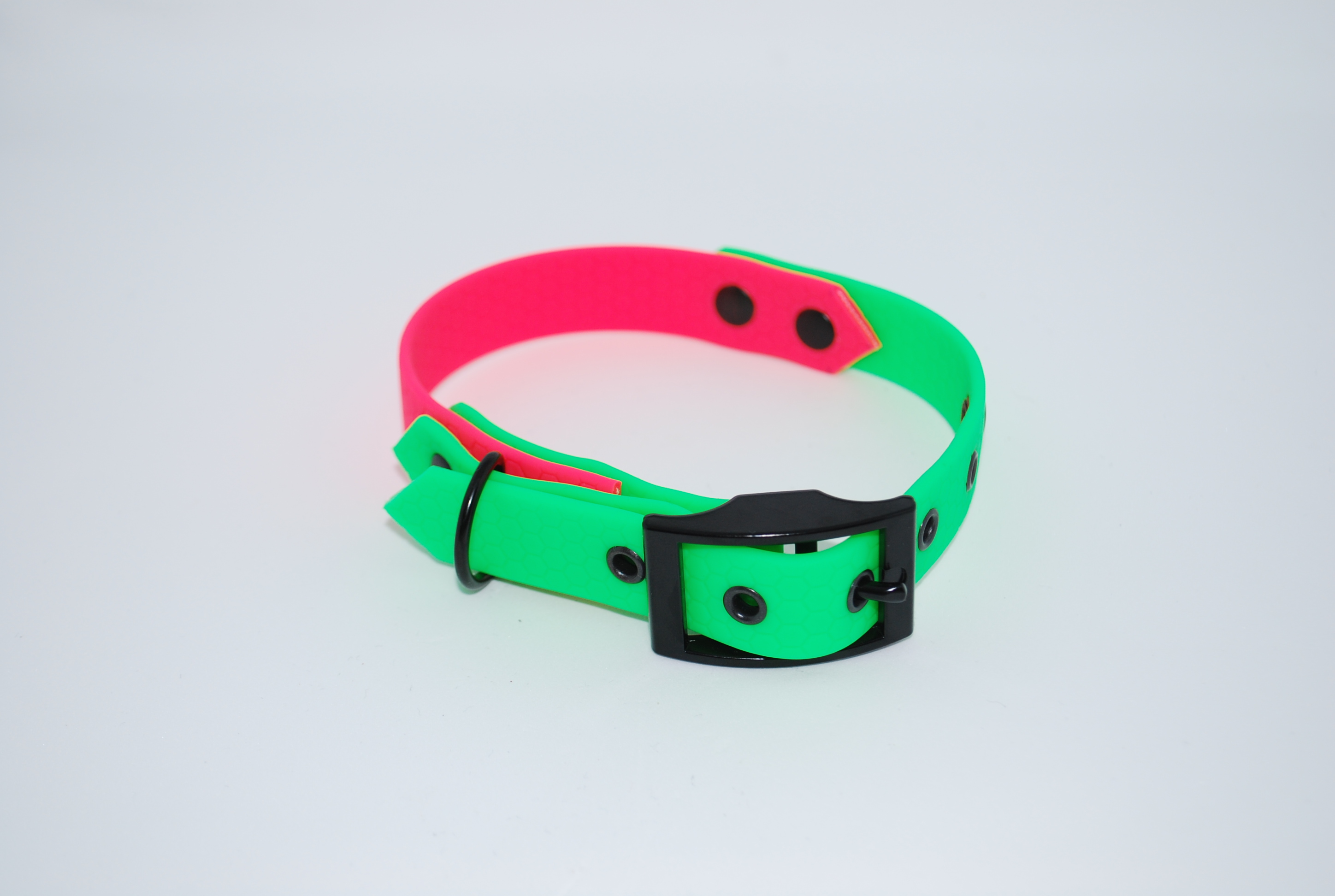 ,,Neon green pink'' hexa biotano gyvūnų antkaklis