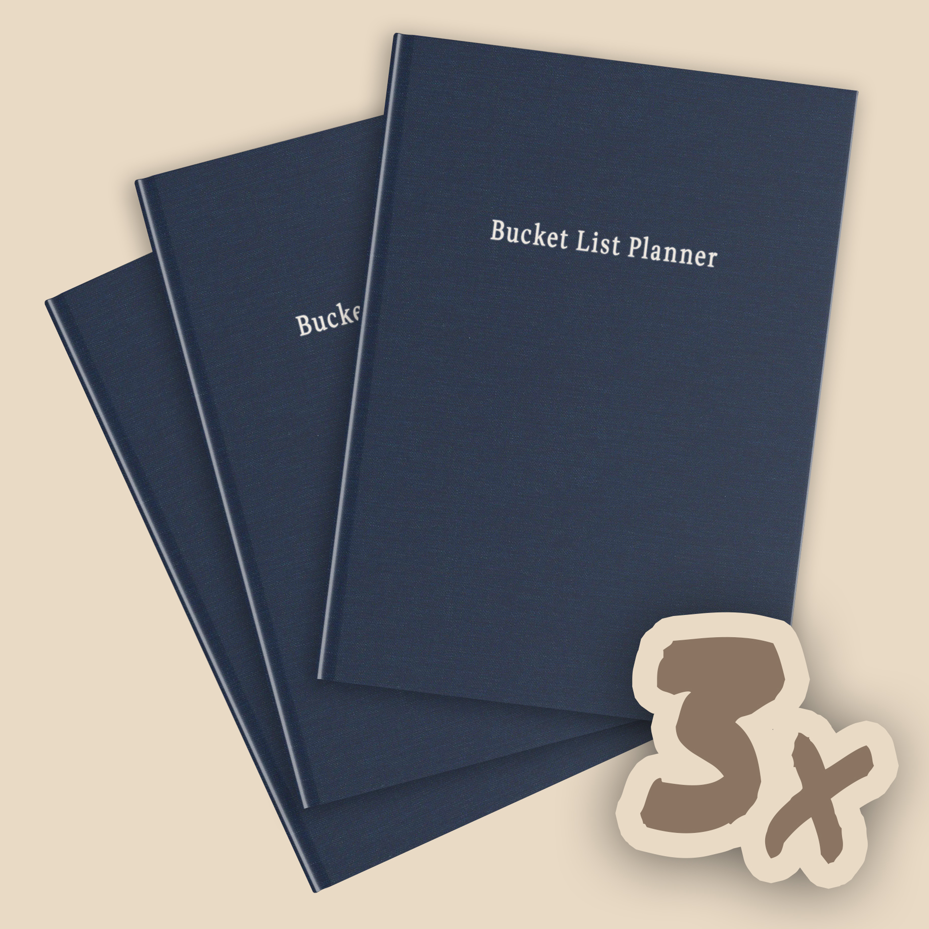 Bucket List Planner (Pack of 3)