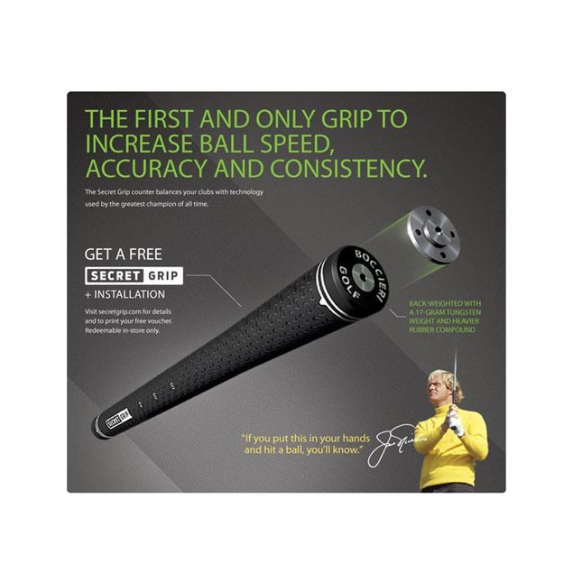 Secret Grip by Boccieri Golf "midsize"