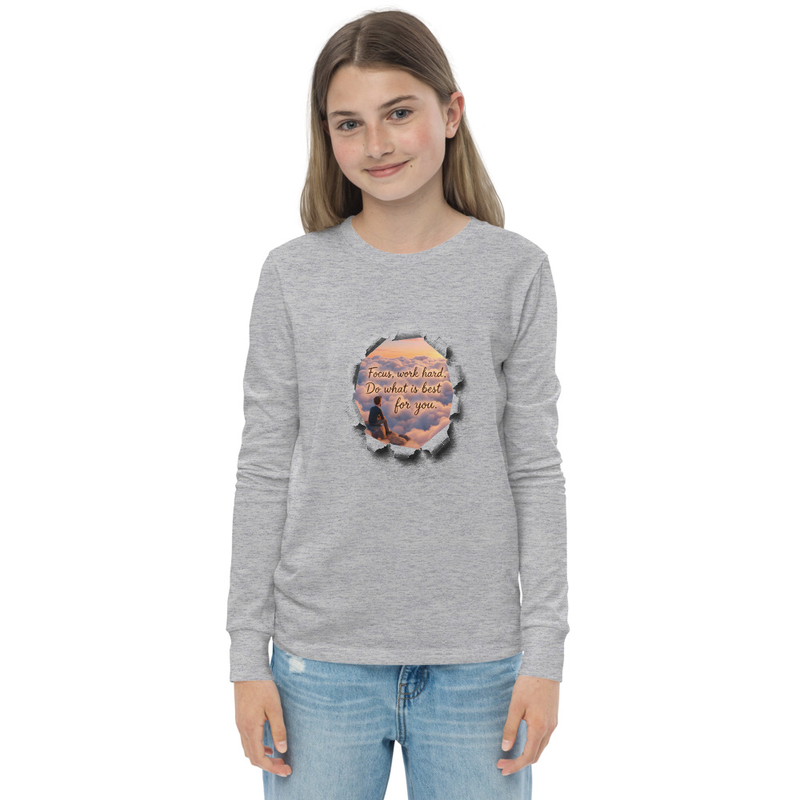 Brew Field - Focus on you- Youth long sleeve tee